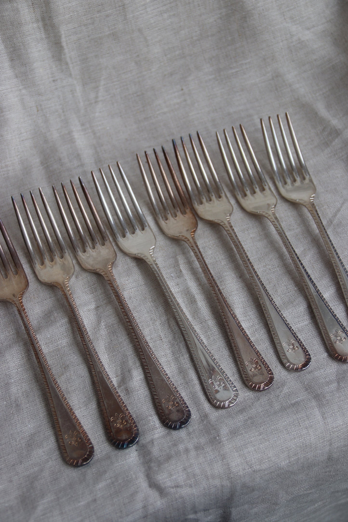 Set of 8 EPNS A1 Sheffield England Silver Forks