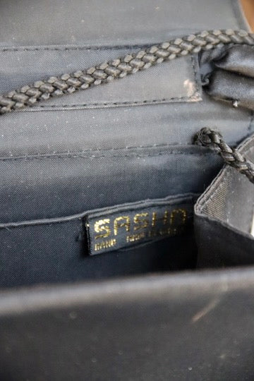 Vintage Sasha Black Beaded Purse