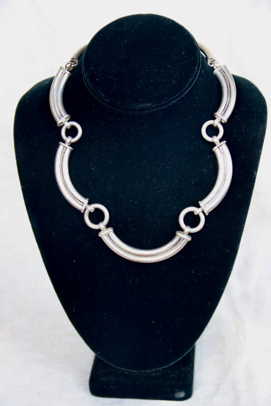 Sterling Silver Segmented Necklace