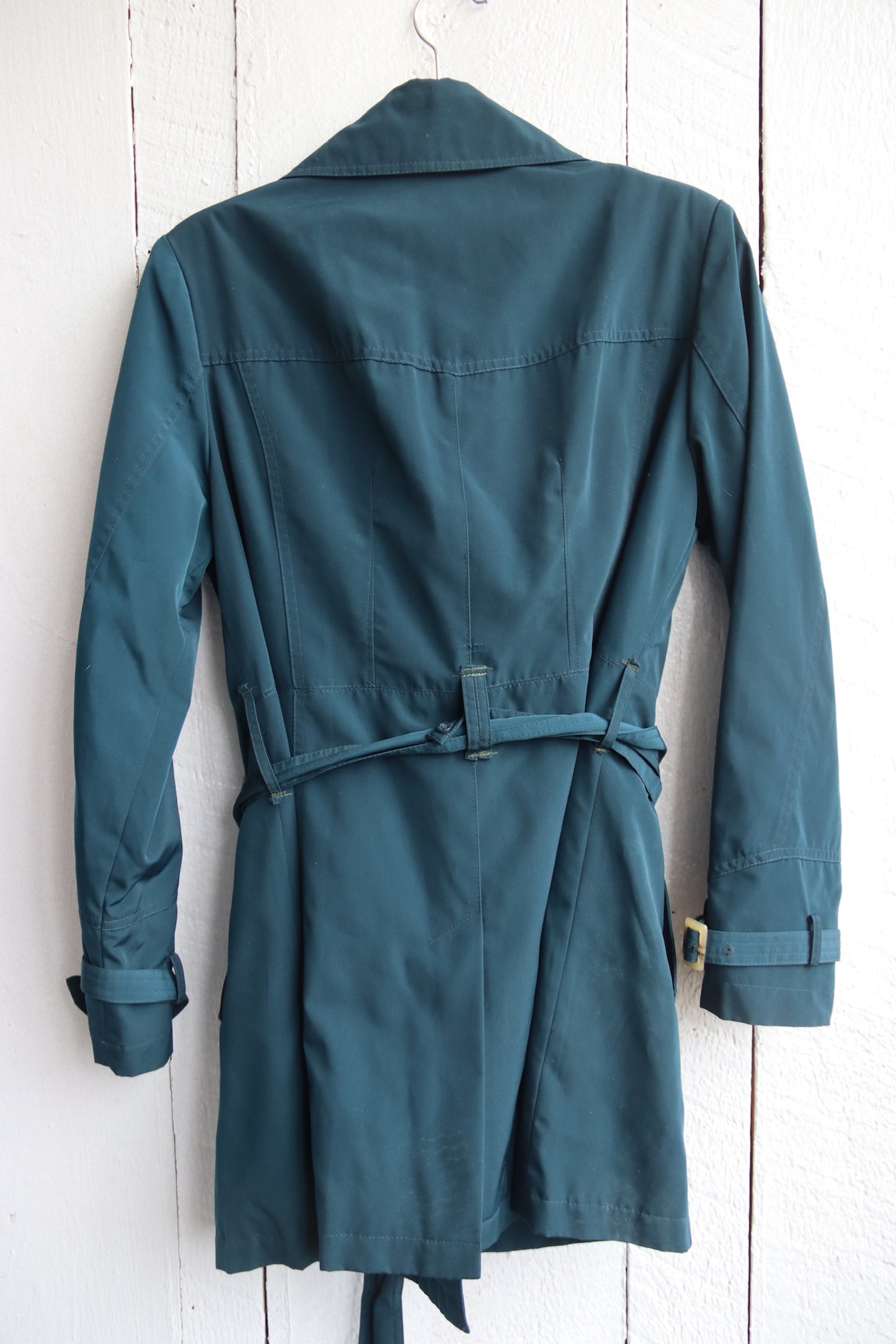 London Fog Green Trench Coat