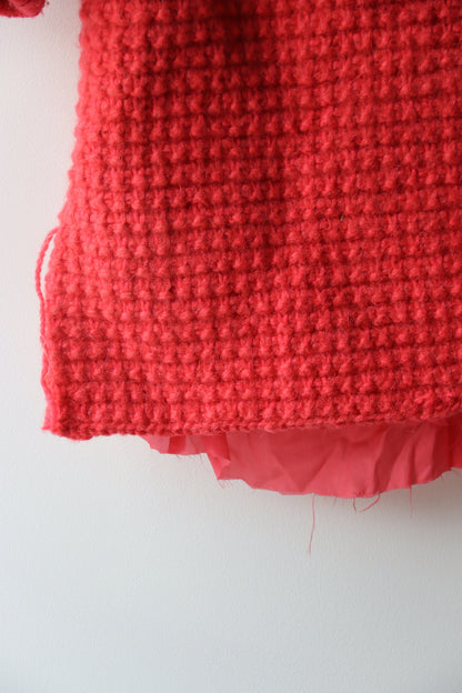 Pink Knit Coat - as is