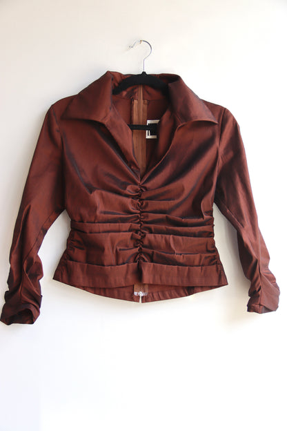Tadashi Taffeta Top