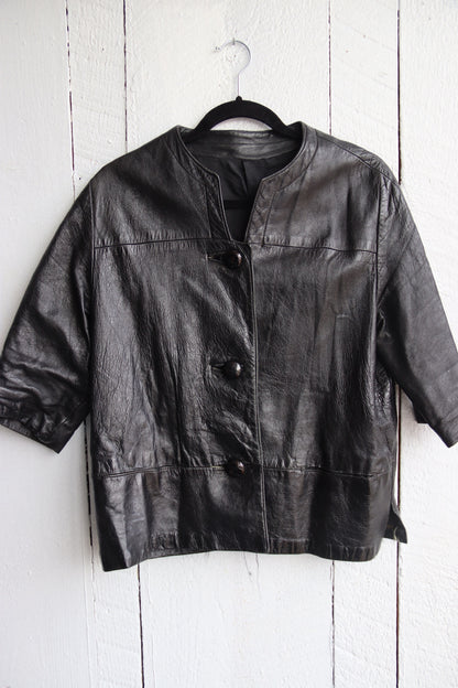 Black leather Jacket