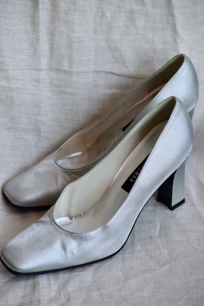 Stuart Weitzman Silver Pumps