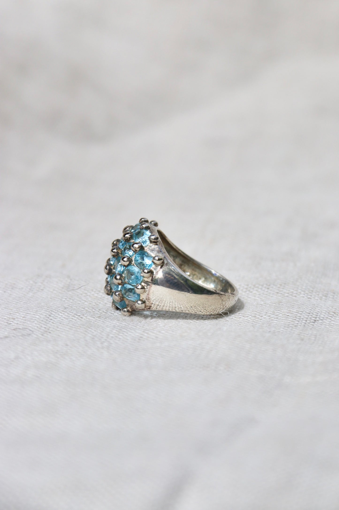 Sterling Silver Blue Topaz Ring