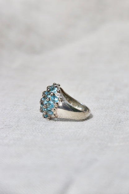 Sterling Silver Blue Topaz Ring