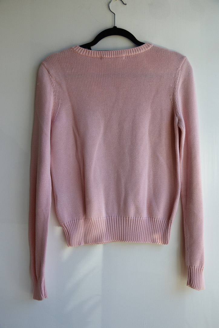 Ralph Lauren Pink Cotton Sweater