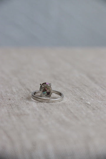 Silver and "Tourmaline" Ring