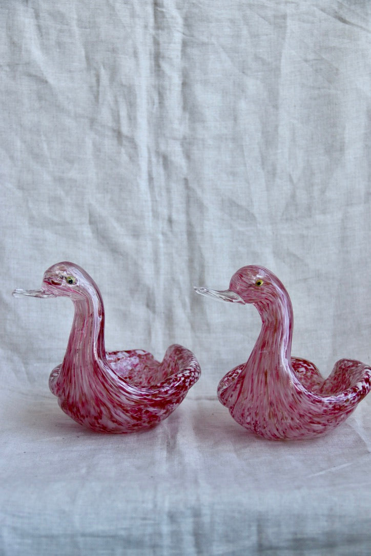 Pair of Bird Bowls