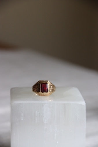 Vintage 10K Ruby Ring