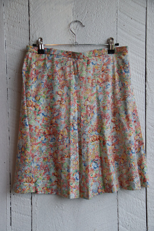 Floral Skort - 1970s