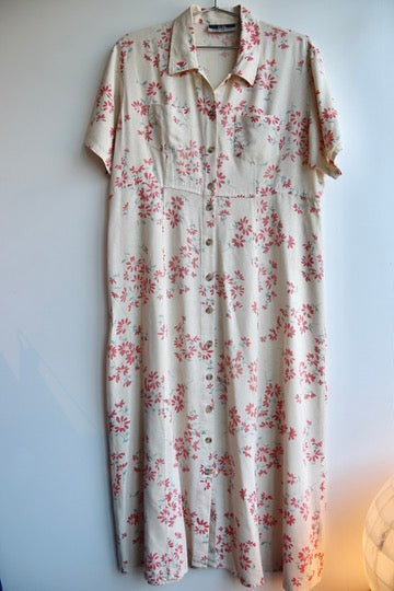Silk Floral Dress