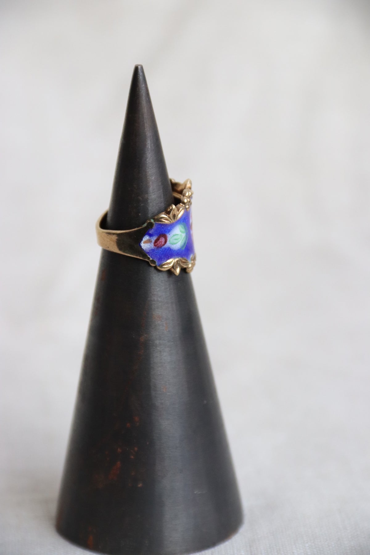Enamel Gold Ring