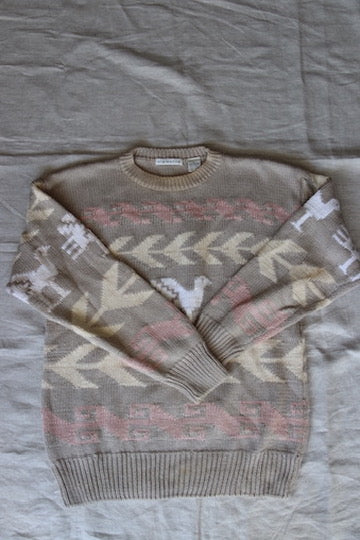 Liz Claiborne Tan Cotton Sweater