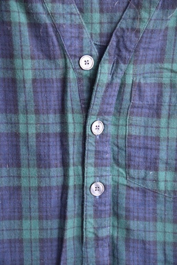 LL Bean Plaid Flannel Night Shirt