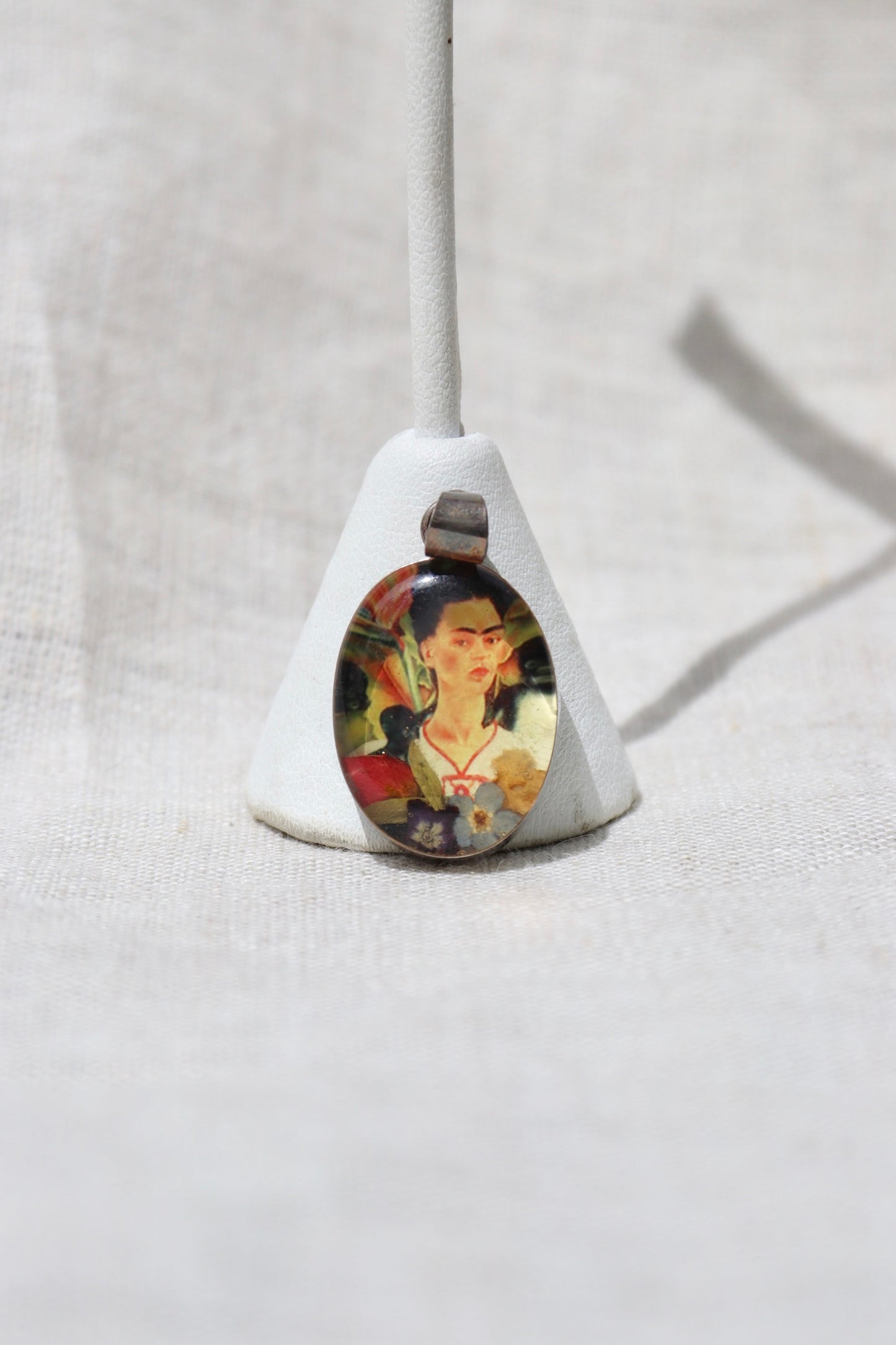 Sterling Silver Frida Kahlo pendant