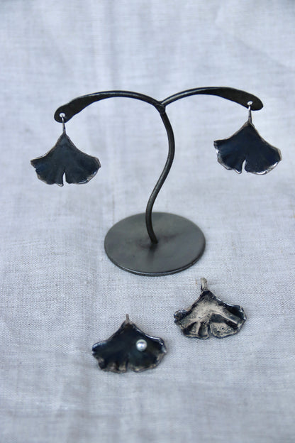 Parrish & Wager Sterling Silver Ginko Leaf Jewelry