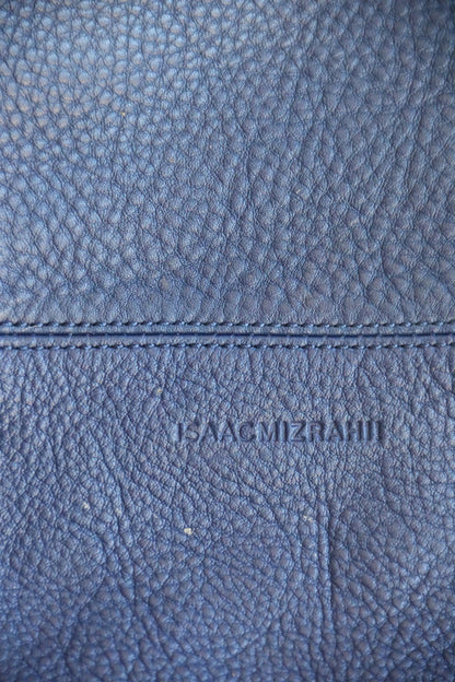 Isaac Mizrahi Blue Leather Bag