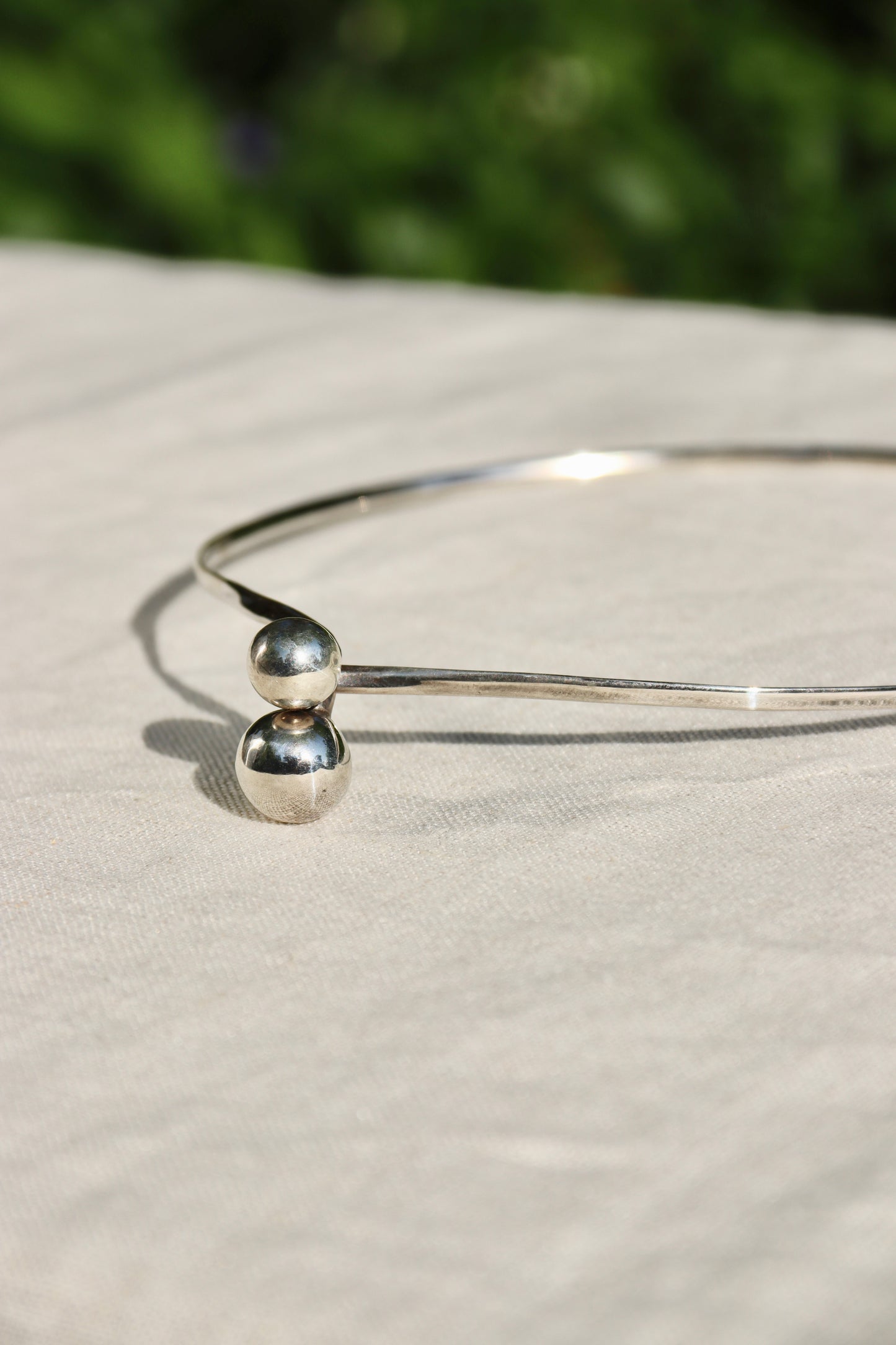 Sterling Silver Bypass Necklace