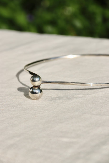 Sterling Silver Bypass Necklace