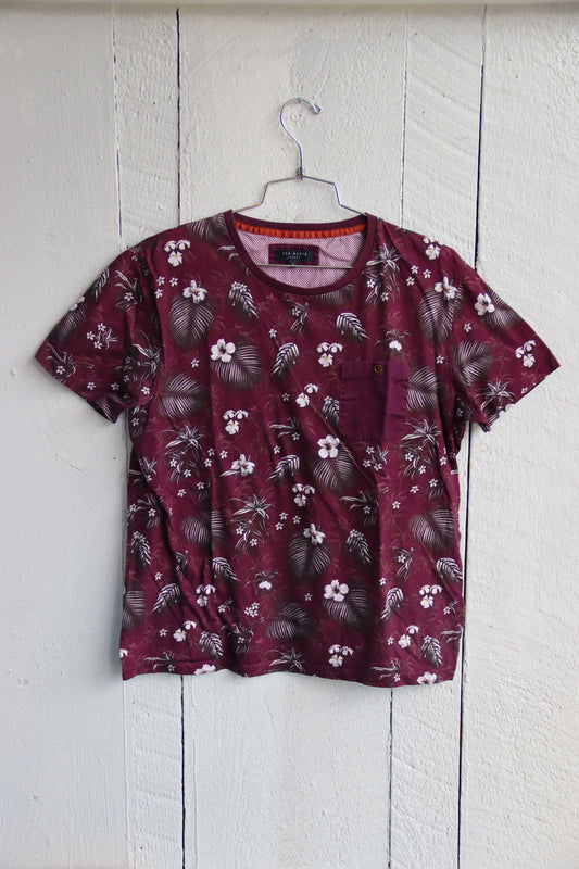 Ted Baker Men's Maroon Top