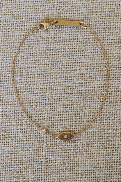 Zoe Chicco Evil Eye Bracelet