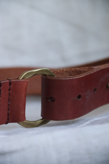 Lucky Brand Brown and Brass Loop Belt