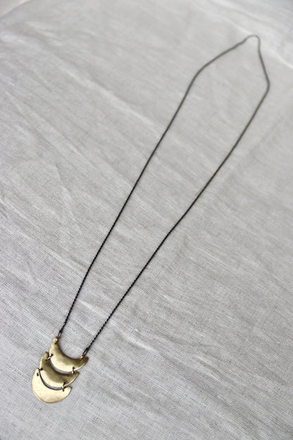 Marisa Mason Brass and Sterling Silver Necklace