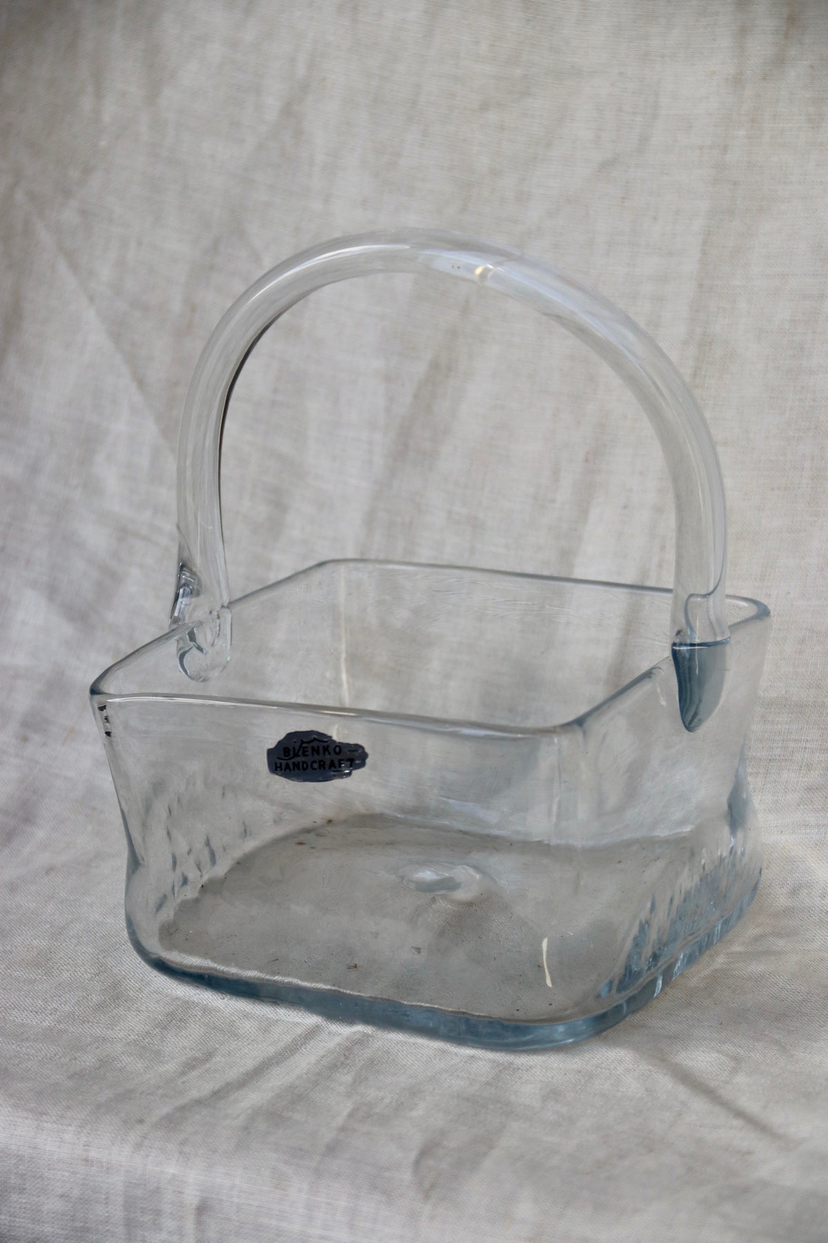 Blenko Glass Basket