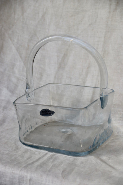 Blenko Glass Basket