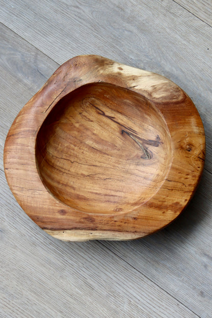 Carved Wood Bowl