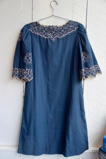 Chuchi Blue Lace Dress