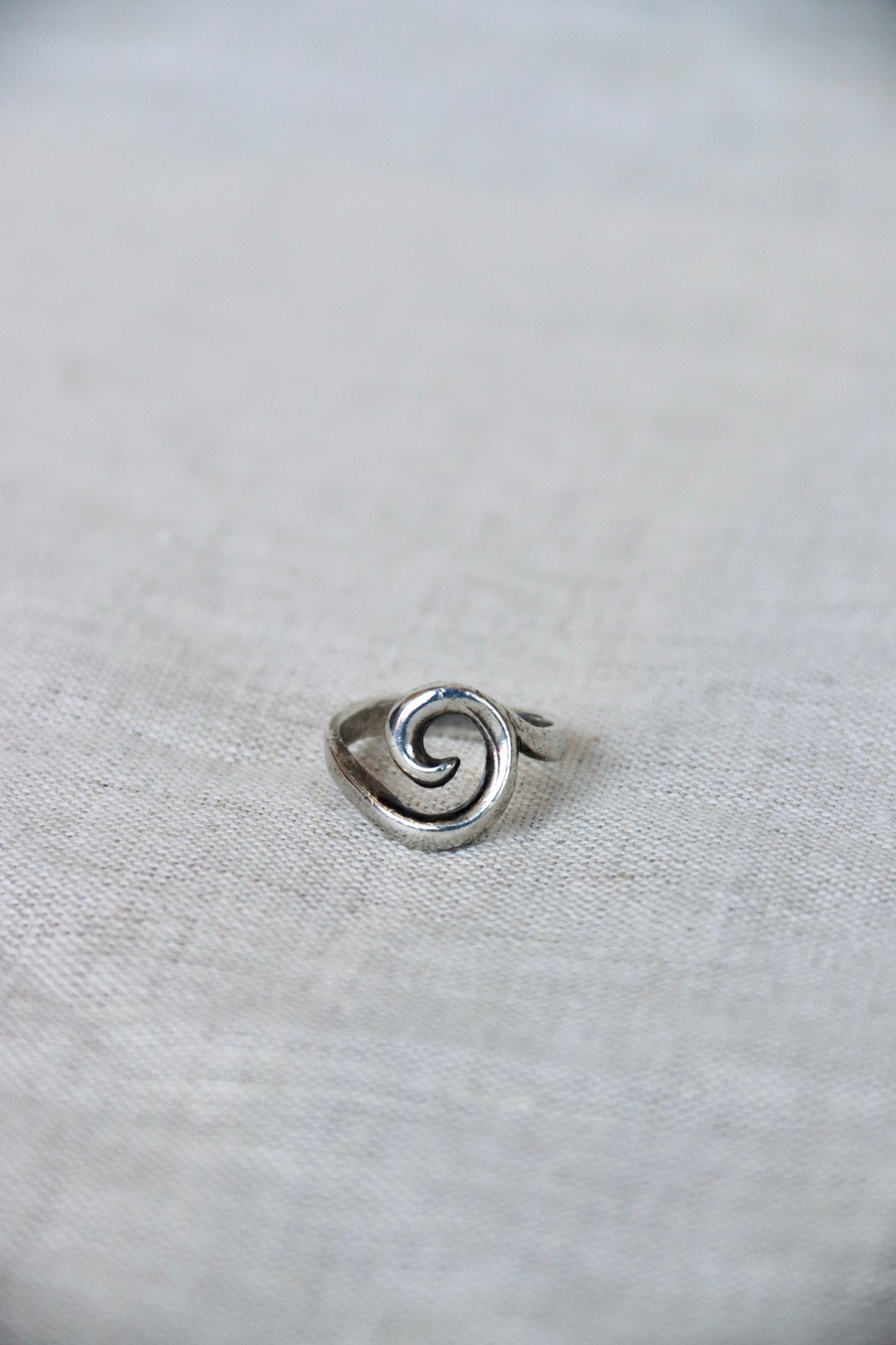 sterling silver loop ring