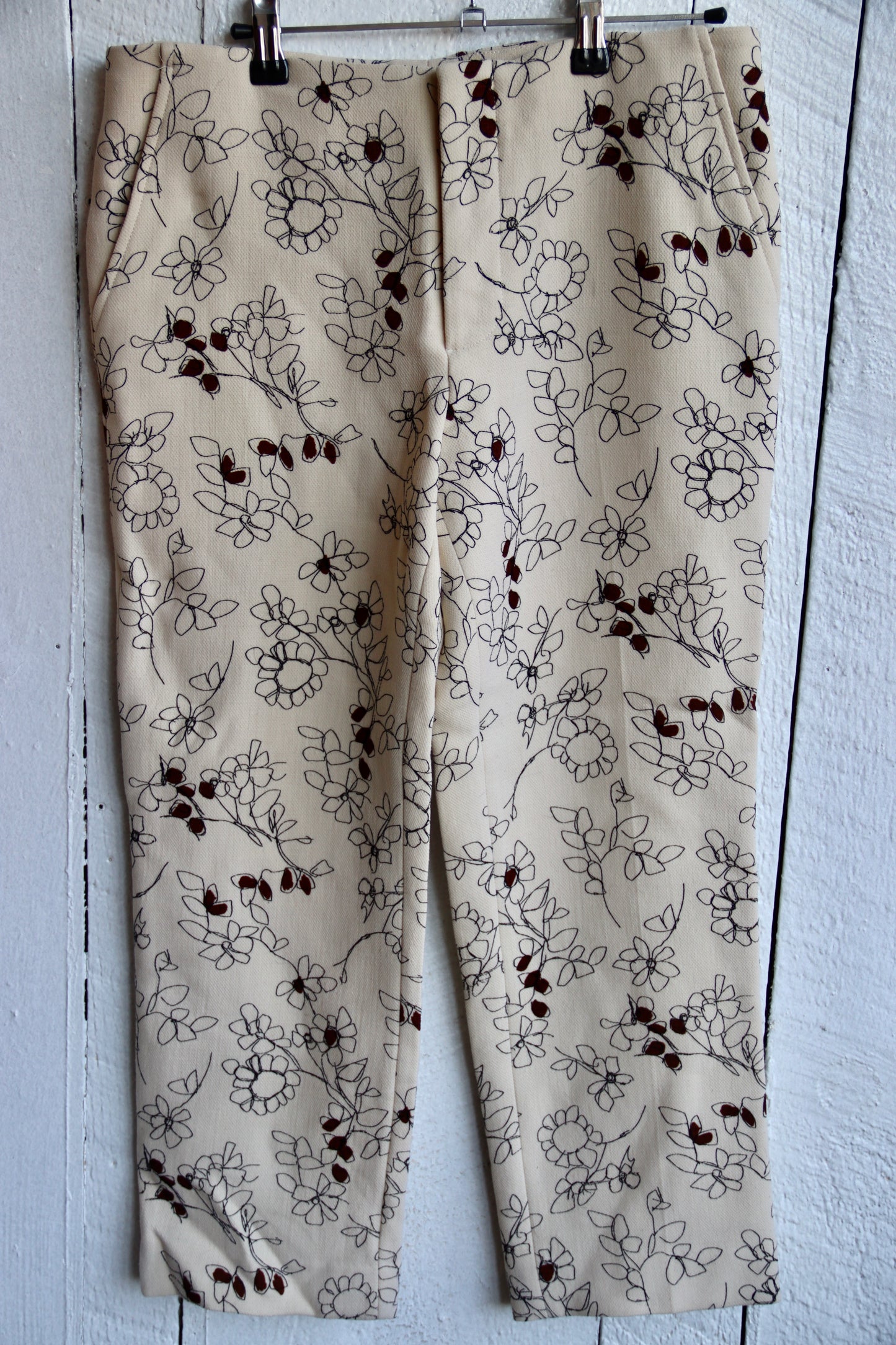 Marni Floral Wool Pants