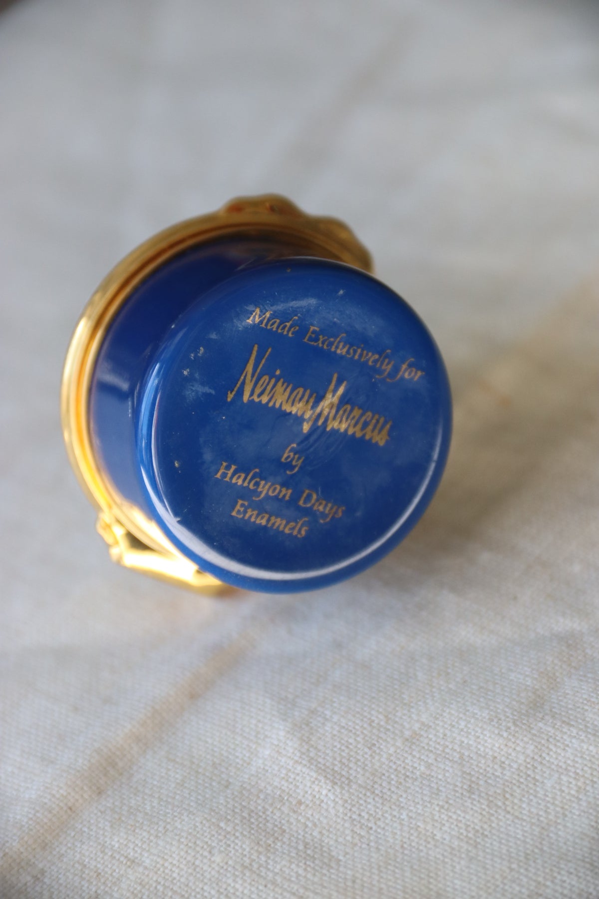 Halcyon Days and Neiman Marcus Enamel Ring Box