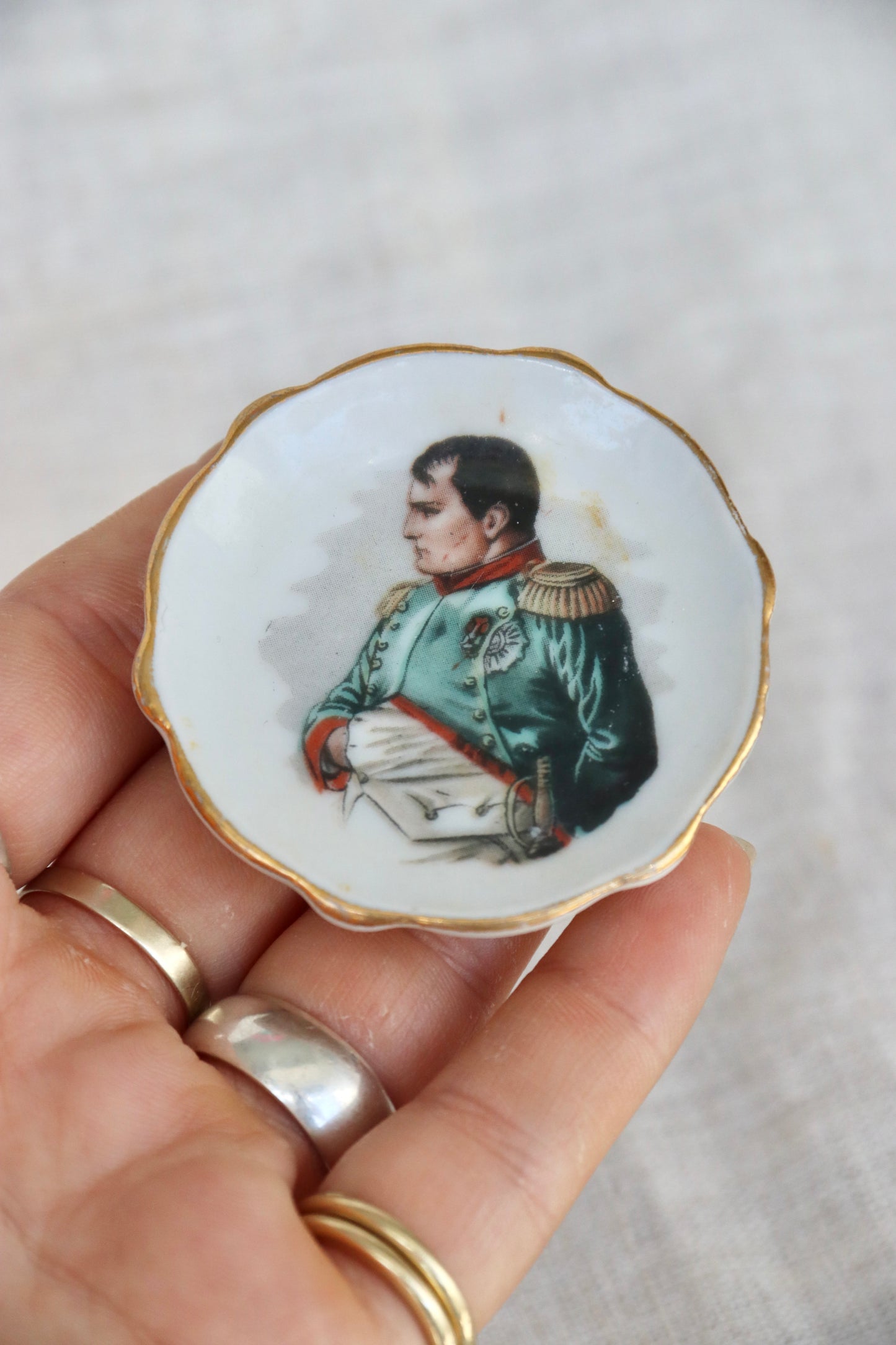 Limoges Miniature Napolean Dish