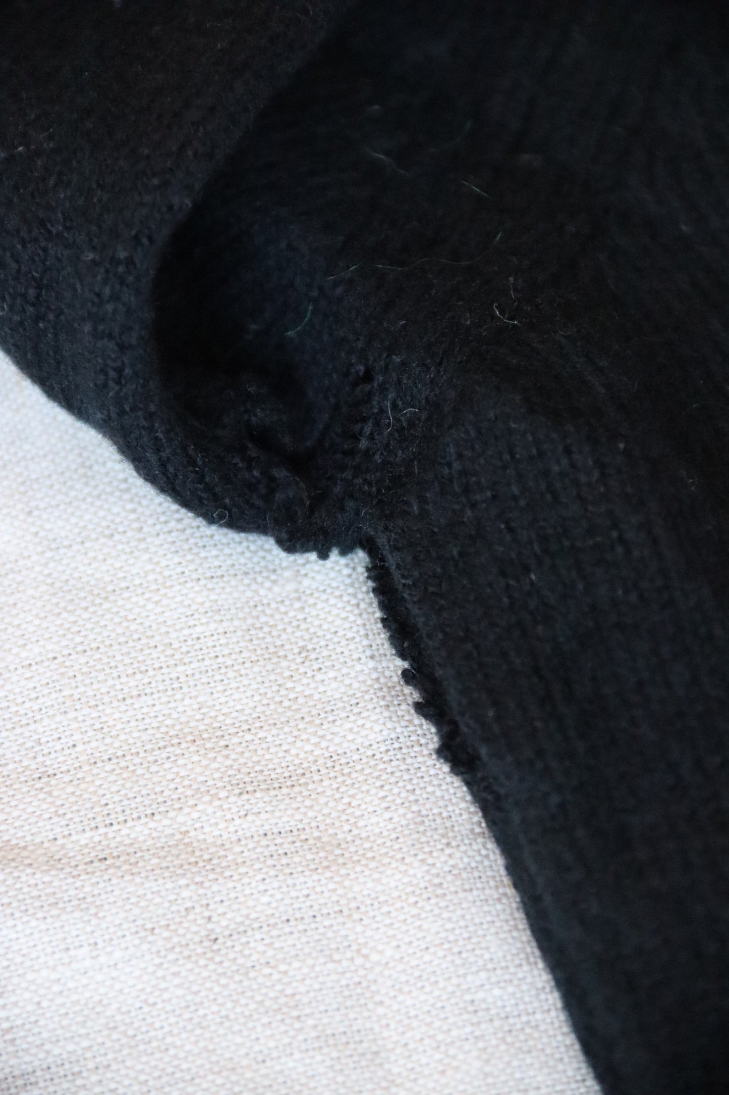 Norse Projects Black Wool Sweater - as is