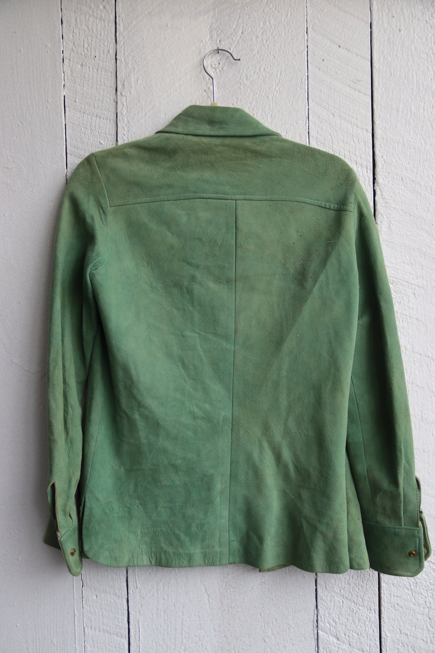 Alamor – Joan Sparks Designs Green Leather Top