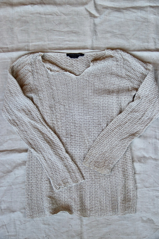 Adrienne Vittadini Cotton Knit Sweater