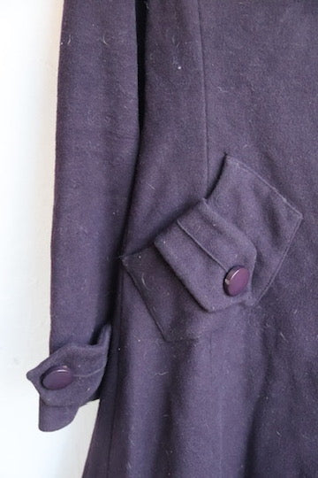 Gianfranco Rossi Purple Trench Coat