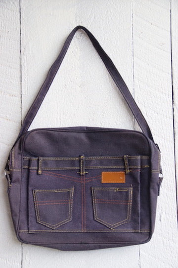 Vintage denim bag