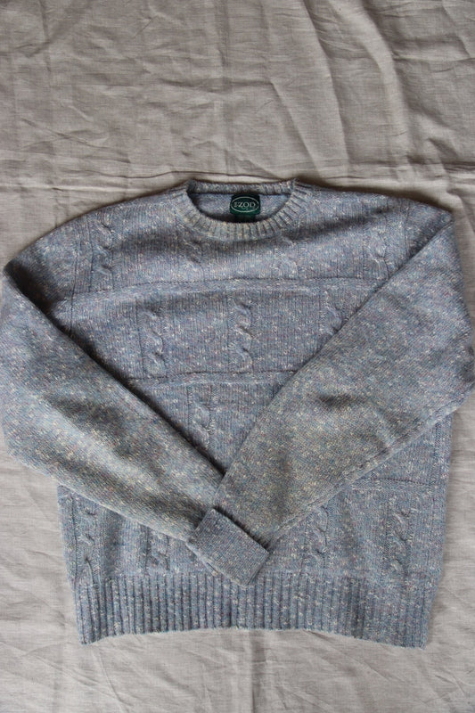 Izod Pastel Blue Wool Sweater