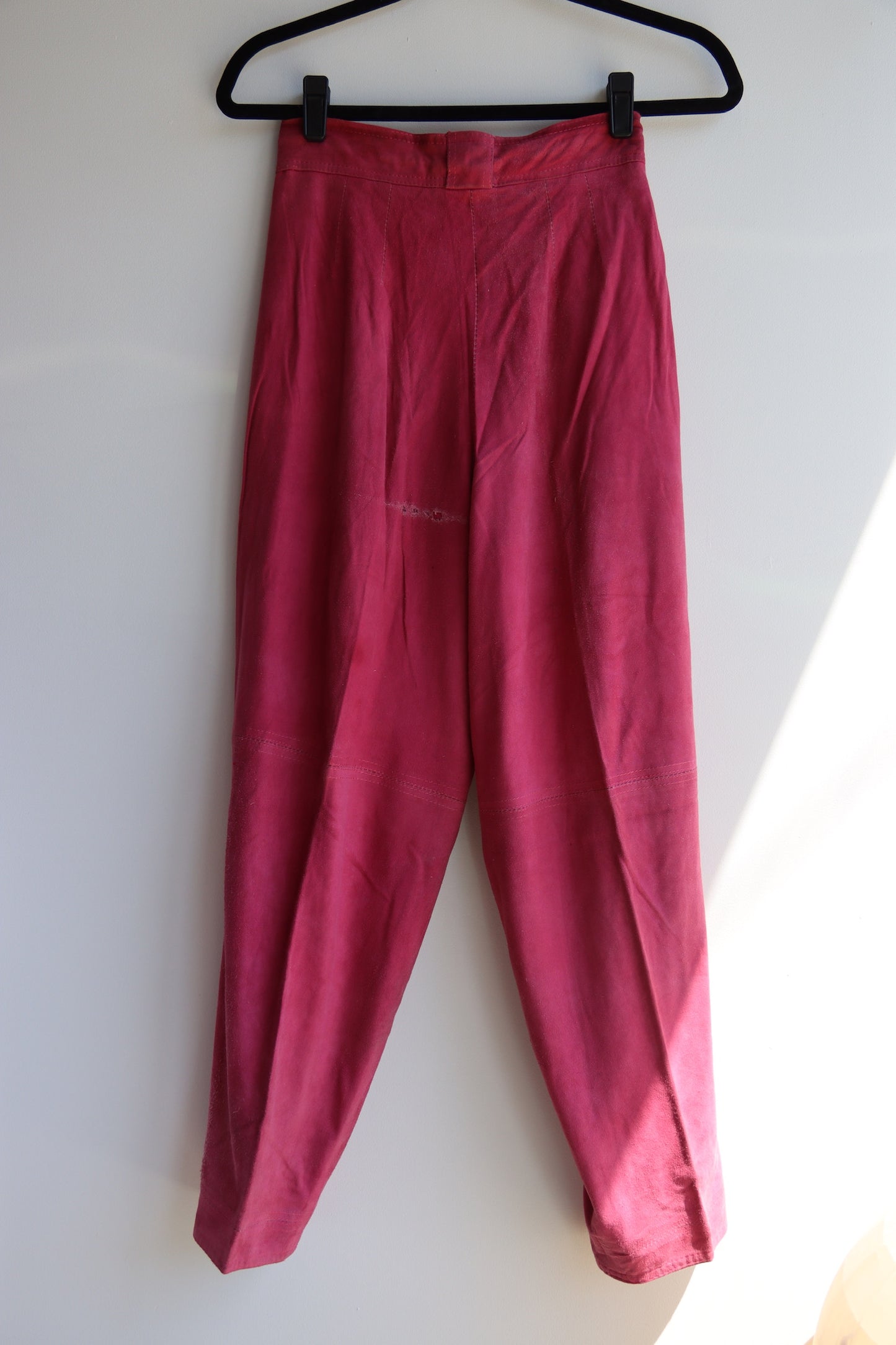 Loewe Pink Leather Pants - as is