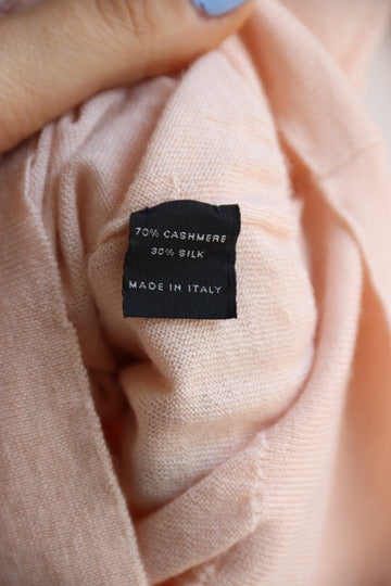 Manrico Pink Cashmere Sweater and Vest Set