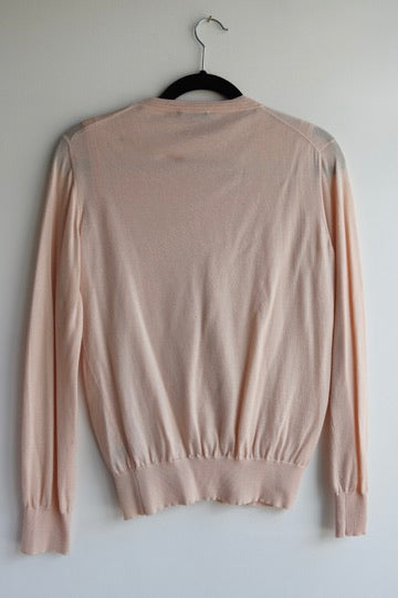 Manrico Pink Cashmere Sweater and Vest Set