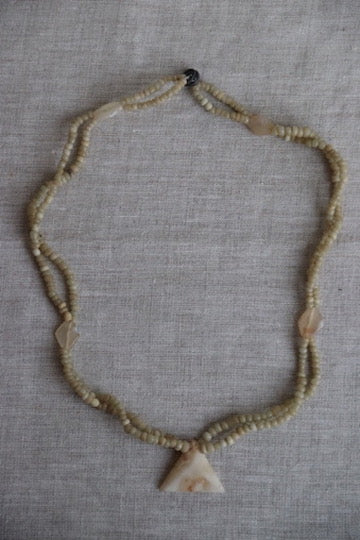 Vintage Hand Beaded Double Strand Necklace