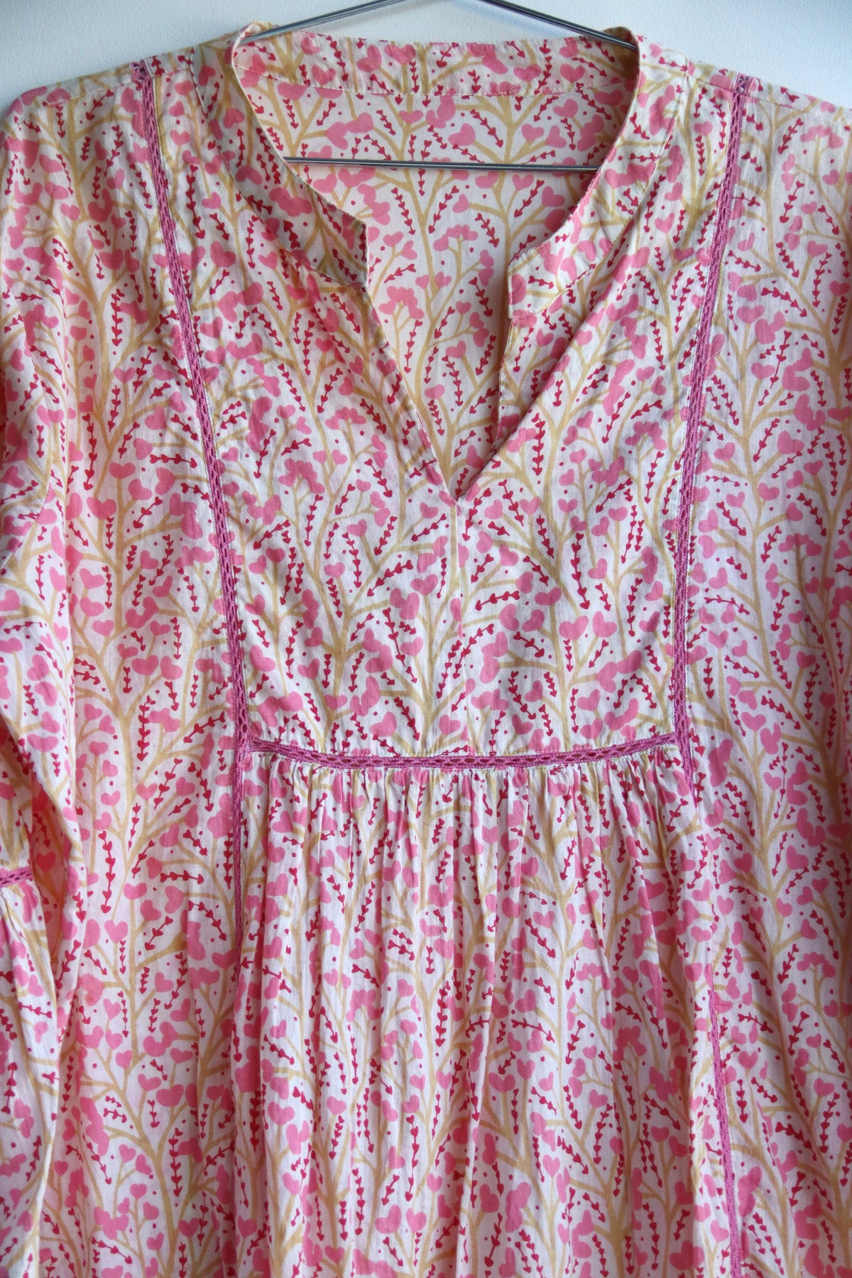 Pink Floral Tunic