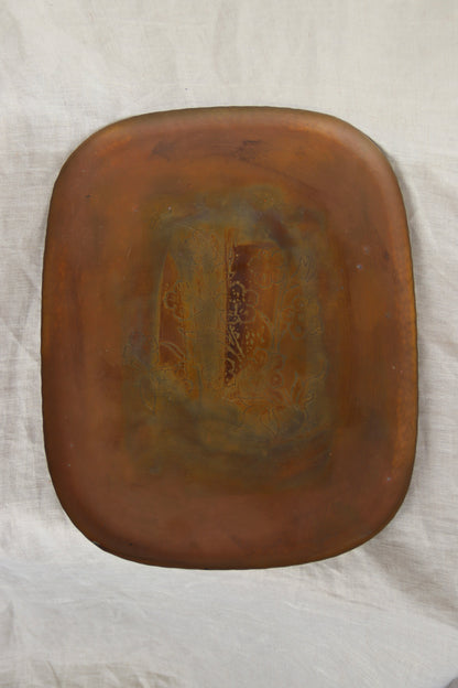 Giovanni Scascighini Copper and Brass Tray