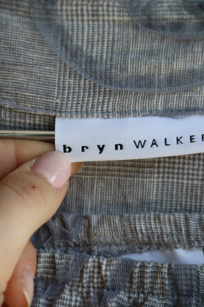 Bryn Walker Grey Linen Tunic and Skirt Set