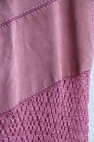 IDI by Mathew Pink Leather Skirt